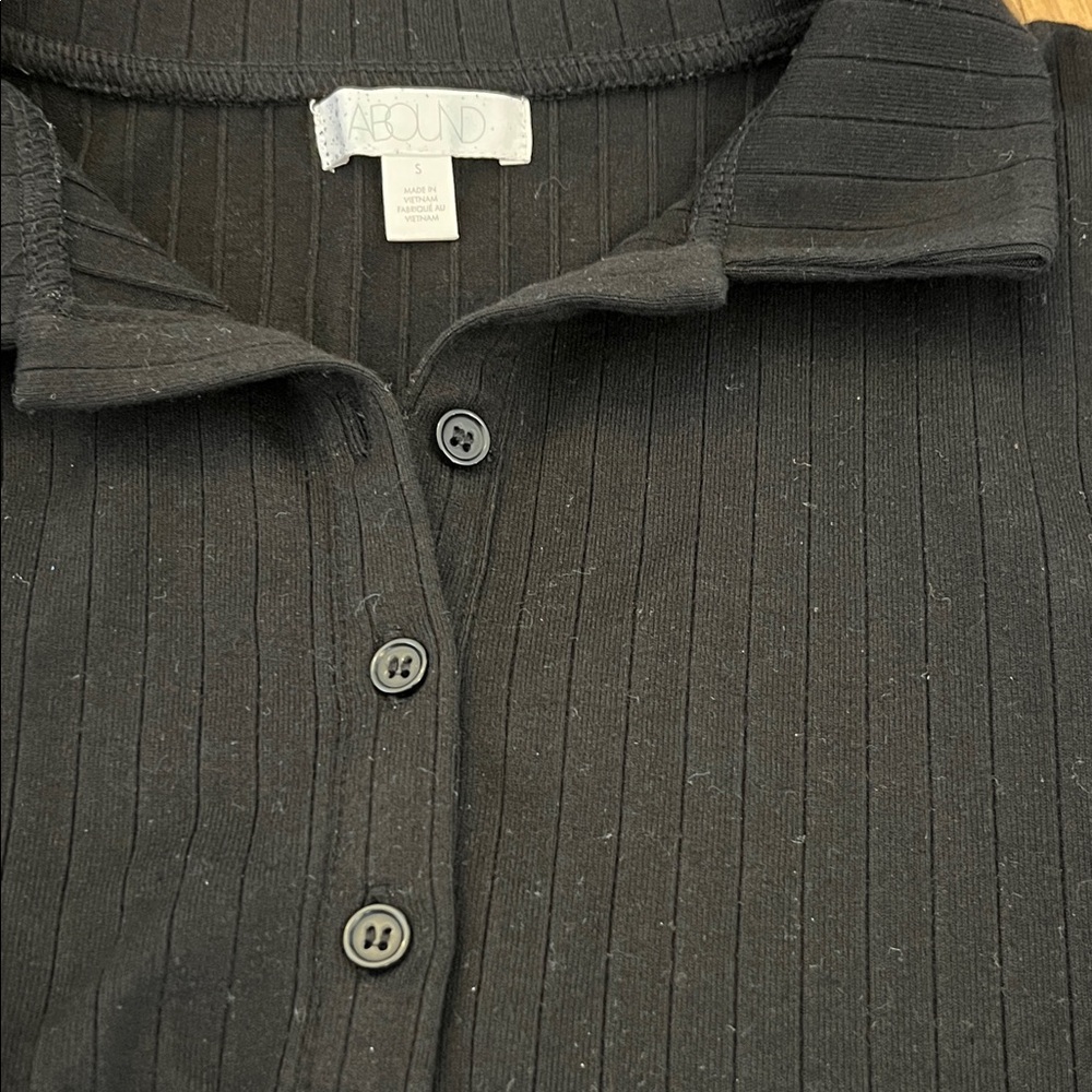 Cropped collared tee - Picture 4 of 4